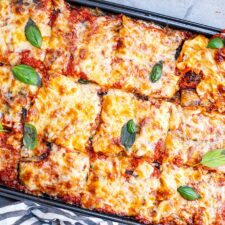 Baked Italian Eggplant (Parmigiana Sheet Pan Style)