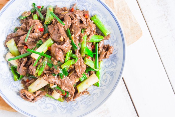 Scallion Beef Stir-Fry | 蔥爆牛肉