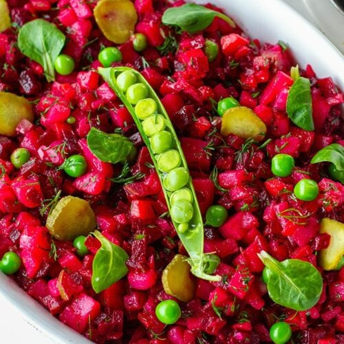 Vinegret (Ukrainian Beet Salad)