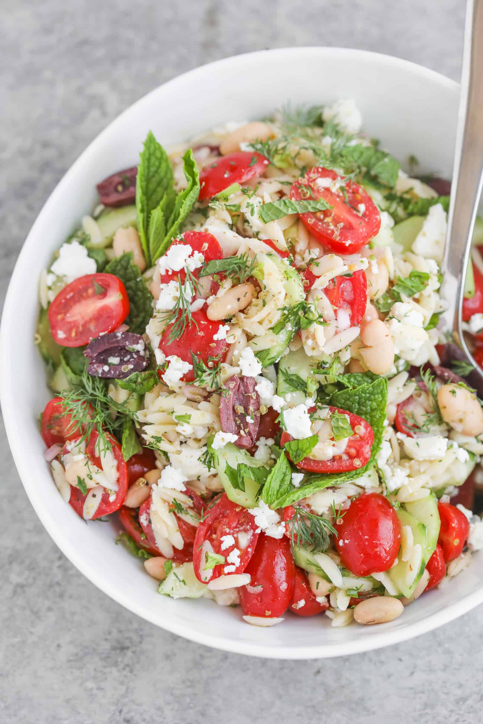 Greek Orzo Pasta Salad