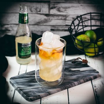 Dark and Stormy Drink