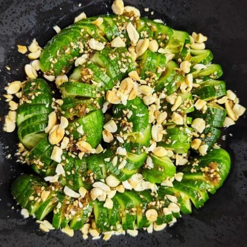 Wasabi Cucumber Salad