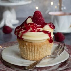 Raspberry Trifle Cupcakes (Vegan Recipe)