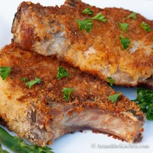 Panko Crusted Pork Chops