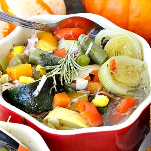 Crockpot Turkey Vegetable Soup