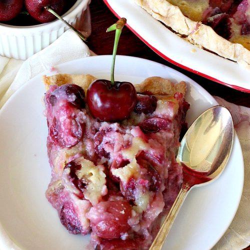 Cherry Custard Pie