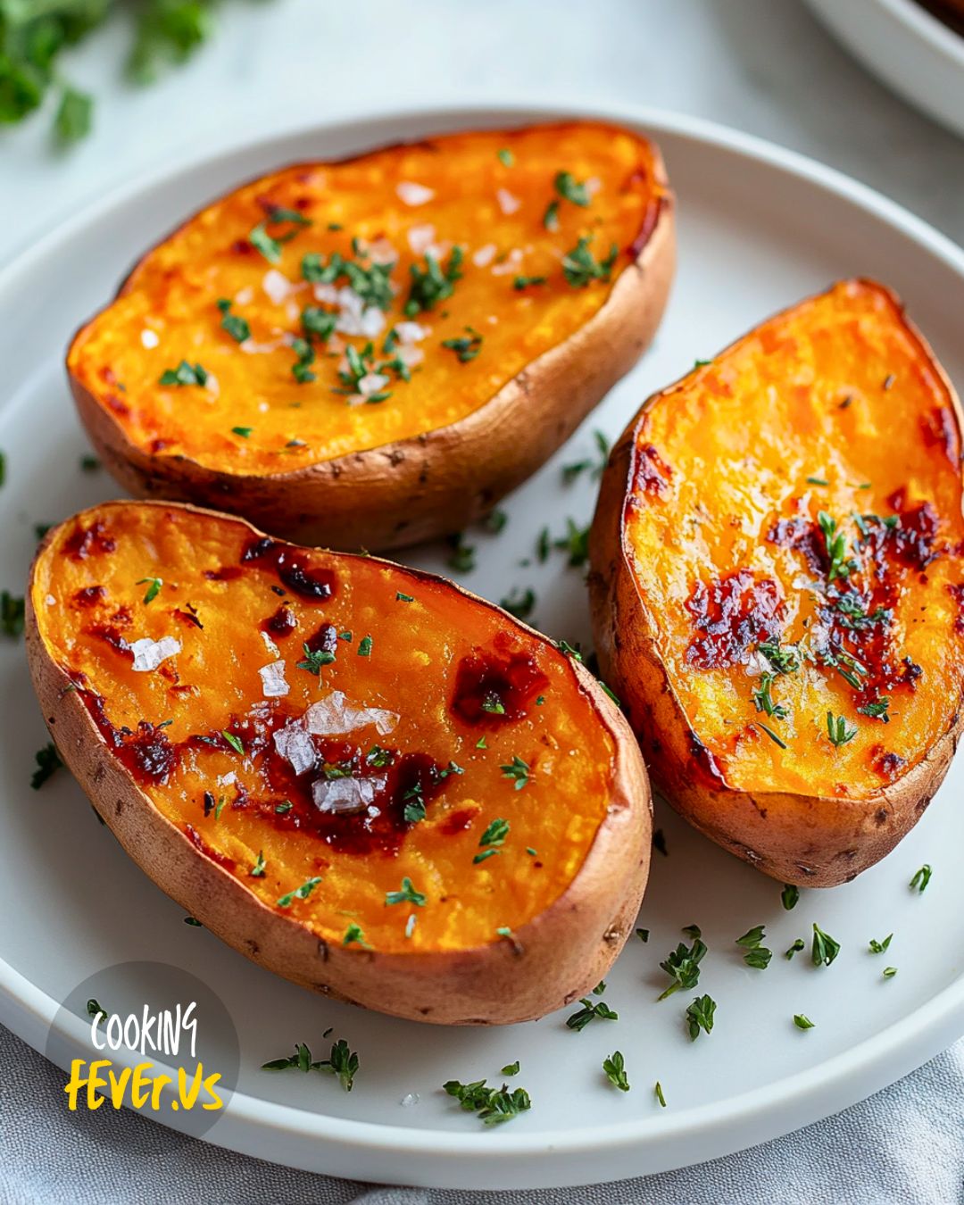 Air Fryer Baked Sweet Potatoes