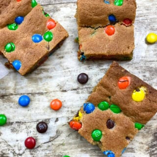 M&M Cookie Bars