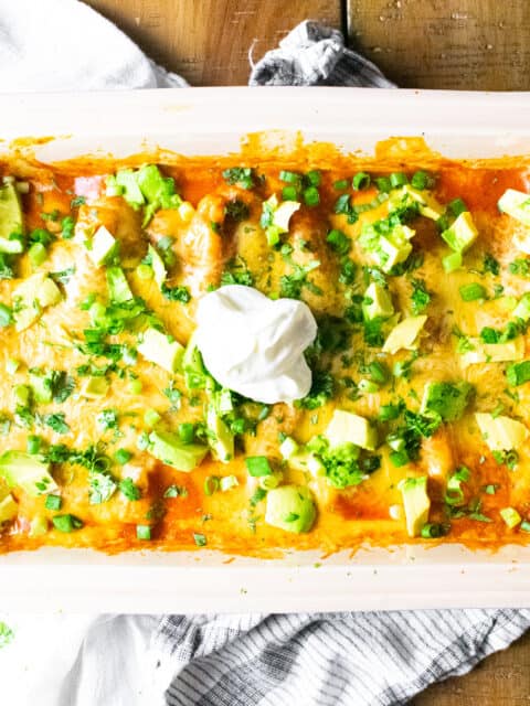 Skinny Beef Enchiladas