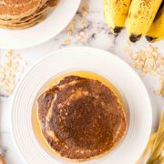 Banana Oatmeal Pancakes