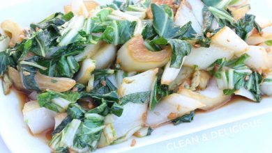Bok Choy + Ginger Stirfry