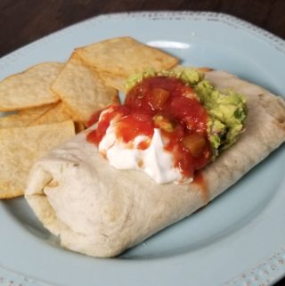 Restaurant Style Bean & Cheese Burrito