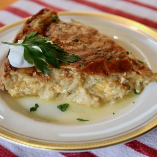 Old School Cheese and Onion Pie
