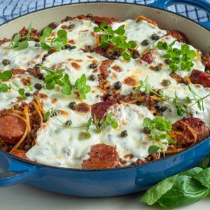 Keto Spaghetti Casserole with Palmini Noodles