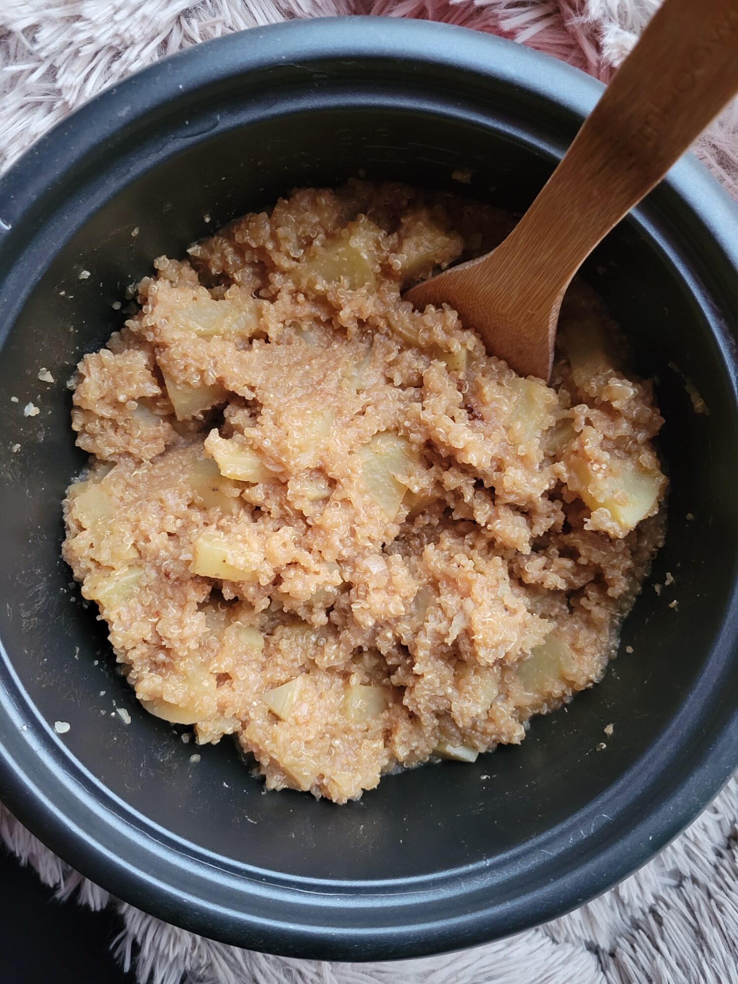 Quinoa w/ Potatoes, Tamari, & Peanut Butter