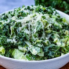 Cheesy Leafy Green Salad