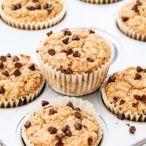 Blender Banana Cottage Cheese Muffins