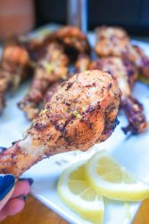 Air Fryer Garlicky Lemon Chicken Drumsticks